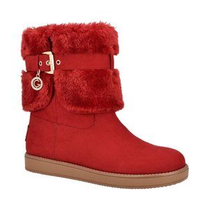 GBG Los Angeles Women's Aleya Red Winter & Snow Boots Size